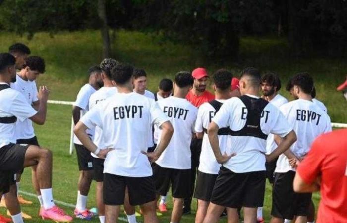 المنتخب الأوليمبي يؤدي أول تدريباته فى فرنسا استعدادا لوديتي أوكرانيا والعراق