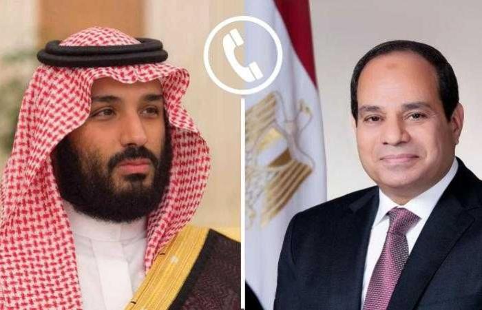 الرئيس السيسي وبن سلمان يتوافقان على ضرورة التوصل إلى وقف فوري لإطلاق النار في قطاع غزة