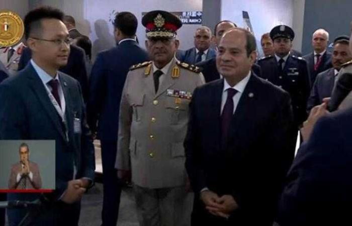 بث مباشر الرئيس السيسي يشهد افتتاح معرض مصر الدولي للطيران والفضاء بالعلمين الجديدة