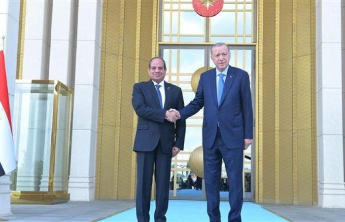 السيسي وأردوغان يوقعان بيانا مشتركا للاجتماع الأول لمجلس التعاون الاستراتيجي