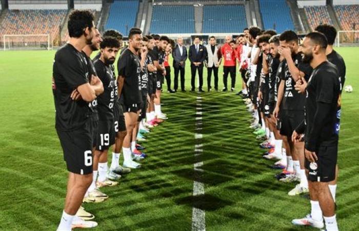 على هامش مران الفراعنة.. ممر شرفي من لاعبي المنتخب لأبطال أولمبياد باريس