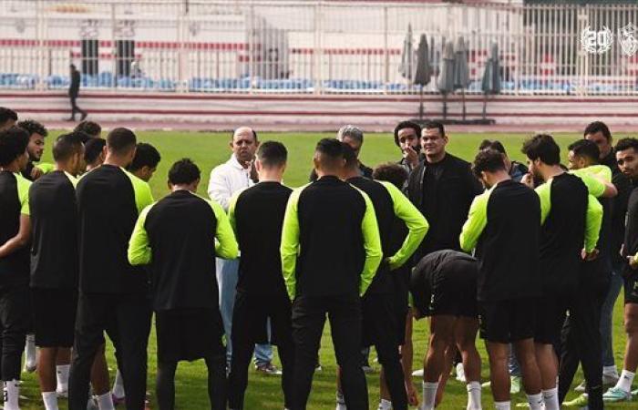 جوميز يطبق خططا فنية فى مران الزمالك