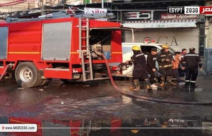 وفاة سيدة وإصابة 20 شخصًا في حريق هائل بالإسكندرية