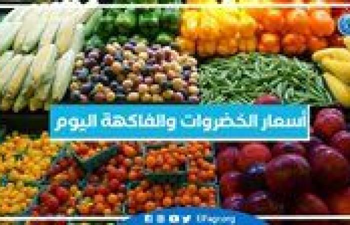 أسعار الخضروات والفاكهة اليوم السبت 14-9-2024 في أسواق محافظة البحيرة