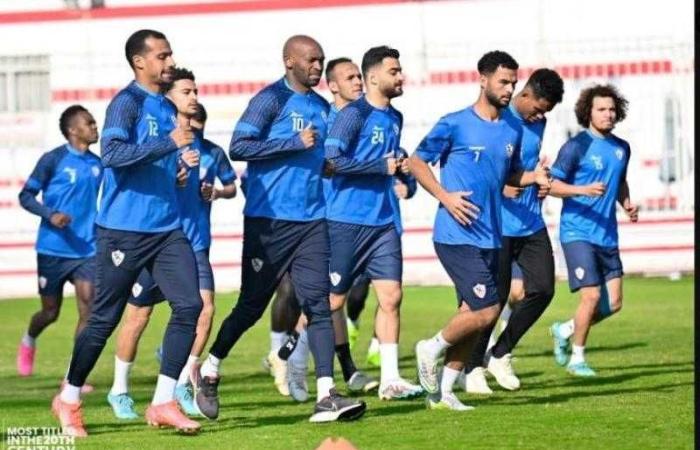 تفاصيل مران الزمالك استعدادًا لمواجهة الشرطة الكيني في الكونفدرالية