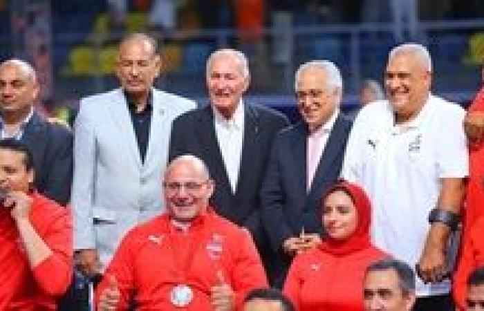 رئيس اللجنة البارالمبية يشيد بأداء منتخب مصر للكراسي بعد الفوز على تشيلي