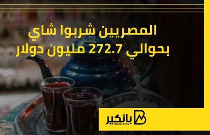 المصريين شربوا شاي بحوالي 272.7 مليون دولار