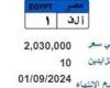 من 300ألف لـ 2 مليون جنيه .. أسعار اللوحات المعدنية المميزة